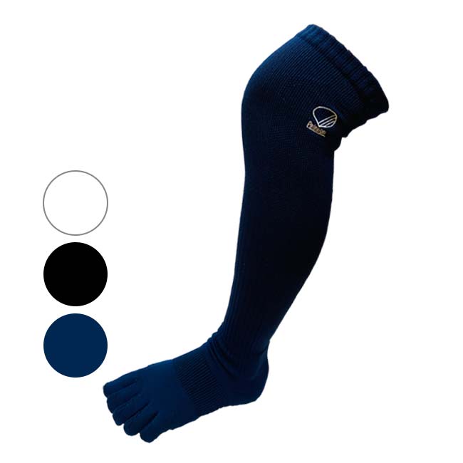 売切り終了！在庫処分特価】【履くだけで重心を変える】パルード(PalouRde) ユニセックス JushinSOX 五本指 重心サポートソックス ハイロングタイプ PAD-HL(25y2m)