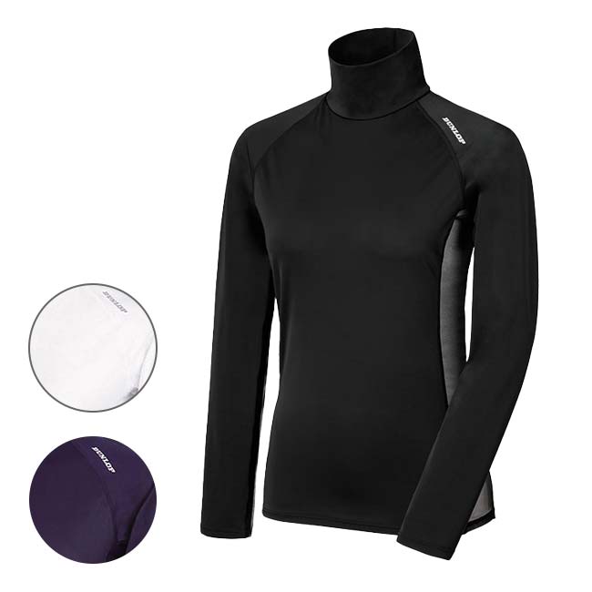 在庫処分特価】ダンロップ(DUNLOP)  レディース UVカット ハイネック 長袖アンダーウエア TAC8003W(20y8m)