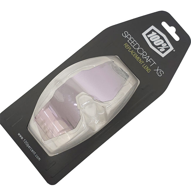 【20%OFFクーポン対象】【10％OFFマジッククーポン対象】「交換用レンズ」100%(ワンハンドレッド) スピードクラフトXS用 リプレイスメントレンズ ※本体は別売※ 69039-00009ハイパーラベンダーミラー(24y12m)