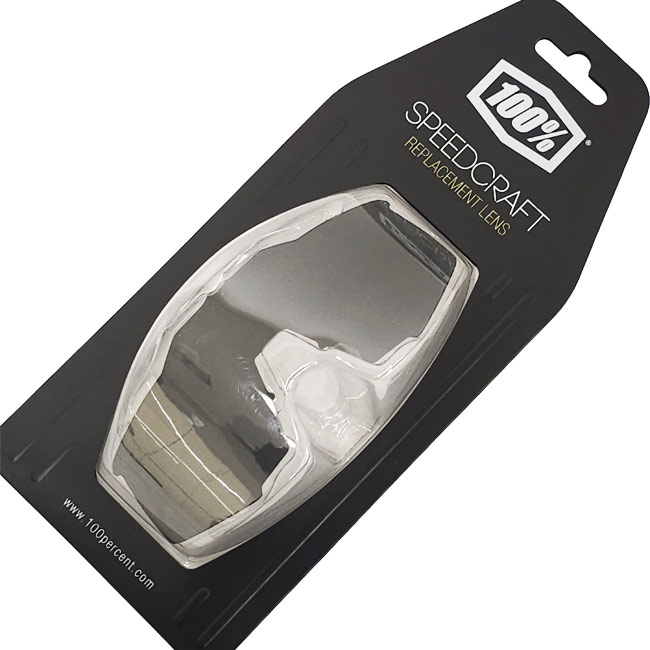 ＼20％OFFクーポン対象／【10％OFFマジッククーポン対象】「交換用レンズ」100%(ワンハンドレッド) SPEEDCRAFT スピードクラフト用 リプレイスメントレンズ ※本体は別売※ 69032-00006スモーク(24y12m)