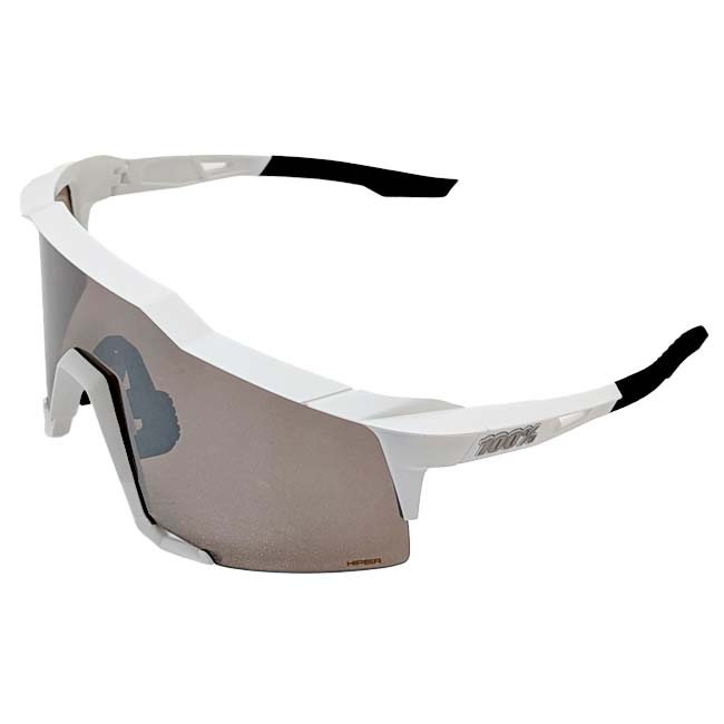 【20%OFFクーポン対象】【10％OFFマジッククーポン対象】100%(ワンハンドレッド) スポーツサングラス SPEEDCRAFT スピードクラフト HiPER シルバーミラーレンズ クリアレンズ付 60007-00006マットホワイト(24y12m)