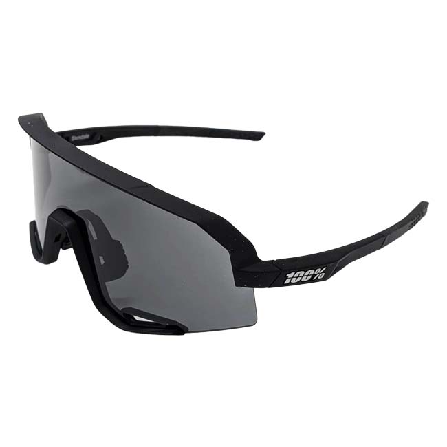 【10％OFFマジッククーポン対象】100%(ワンハンドレッド) スポーツサングラス SLENDALE スレンデール スモークレンズ 60057-00002マットブラック(24y12m)