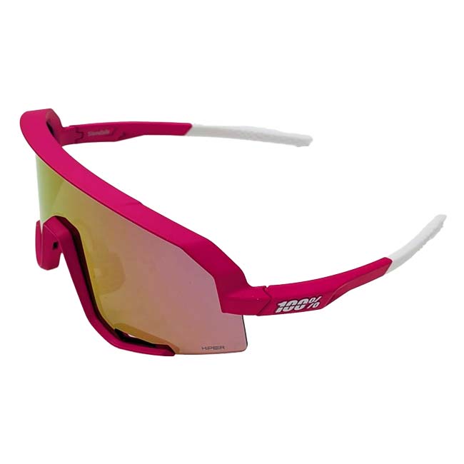 【20%OFFクーポン対象】【10％OFFマジッククーポン対象】100%(ワンハンドレッド) スポーツサングラス SLENDALE スレンデール ハイパーミラーレンズ 60057-00006ピタヤ(24y9m)