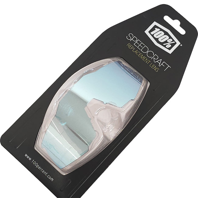 【10％OFFマジッククーポン対象】100%(ワンハンドレッド) 交換用レンズ SPEEDCRAFT スピードクラフト用 マルチレイヤーミラーレンズ ※本体は別売※ 69032-00001-HiPER Blue(23y6m)