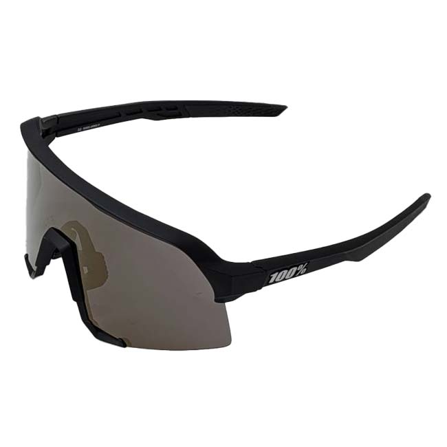 【10％OFFマジッククーポン対象】100%(ワンハンドレッド) スポーツサングラス S3 エススリー ミラー レンズ クリアレンズ付 60005-00002P Soft Tact Black×Soft Gold(22y3m)