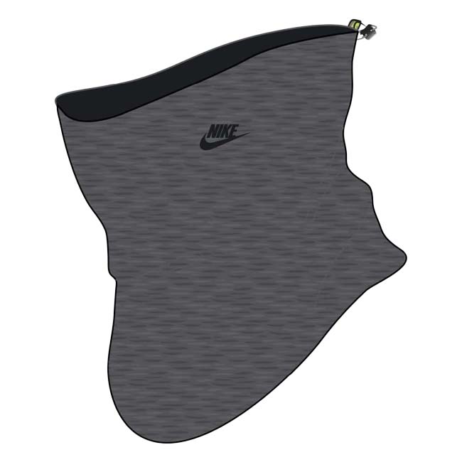 ナイキ(NIKE) ユニセックス CLUB クラブ リバーシブル ネックウォーマー CW5036-013 チャコールヘザー×ブラック(26y10m)