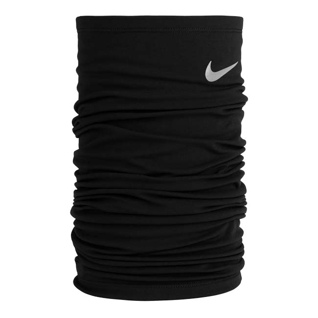 ナイキ(NIKE) ユニセックス Therma-FIT サーマフィット ネックラップ ネックウォーマー フェイスカバー CW5028-042 ブラック×シルバー(26y1m)