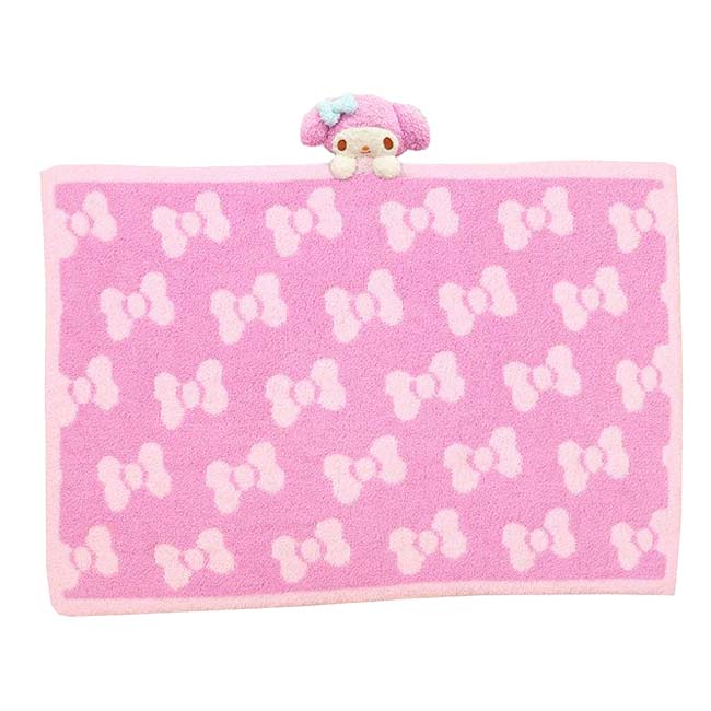 丸眞(マルシン) マイメロディ すやもこマイメロ マスコット付きブランケット 70×100cm 3805001900 ピンク×ホワイト(25y11m)