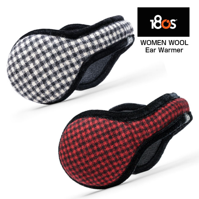 在庫処分特価】180s(ワンエイティーズ) レディース Wool ウール イヤーウォーマー イヤーマフ 耳あて 耳当て ESCW0014(21y11m)