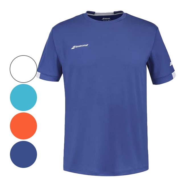 バボラ(Babolat) 2024 ジュニア(ボーイズ) PLAY プレー クルーネック ゲームシャツ 3BP2011(24y8mテニス用ゲームウェア)