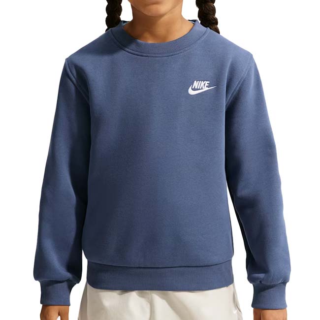 ナイキ(NIKE) 2026 SP ジュニア スポーツウエア クラブ YTH フリース 長袖スウェット トレーナー FD3006-461 ミスティックネイビー×WH(26y2mトレーニング)