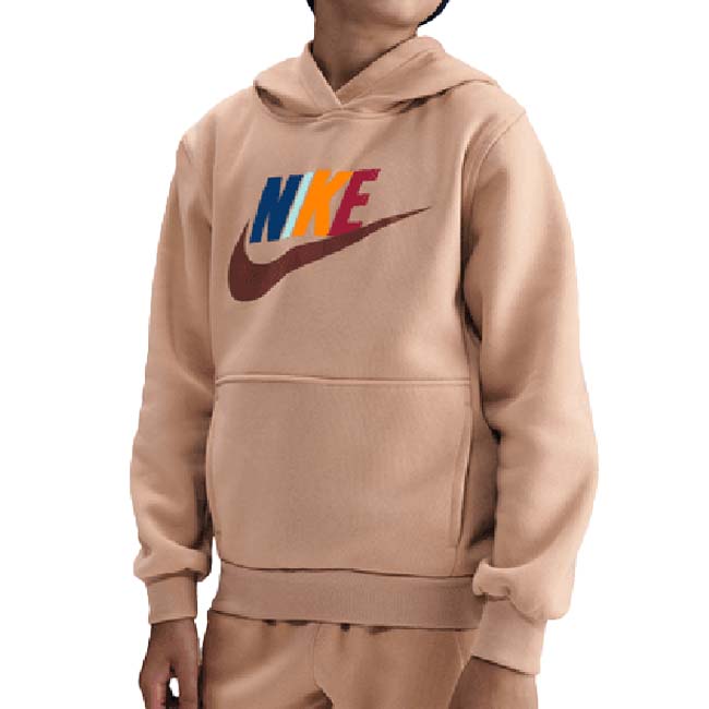 在庫処分特価】ナイキ(NIKE) 2025 HO ジュニア Sportswear Club スポーツウエア クラブ YTH フリース 長袖フーディ パーカー FD2988-201 ヘンプ(25y12mトレーニング)