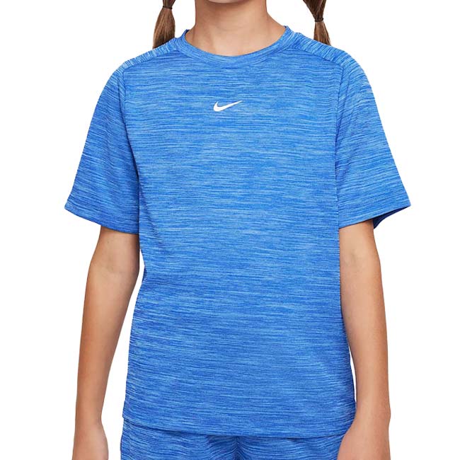 ナイキ(NIKE) 2025 SU ジュニア(ボーイズ) YTH Multi マルチ Dri-FIT 半袖Tシャツ ショートスリーブ HJ3771-480 Gロイヤル×Uブルー×WH(25y4mトレーニング)