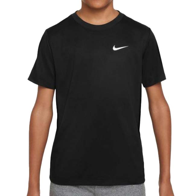ナイキ(NIKE) 2025 SU ジュニア YTH Dri-FIT Legend レジェンド スウッシュ LBR 半袖Tシャツ FZ5198-010ブラック(25y4mトレーニング)
