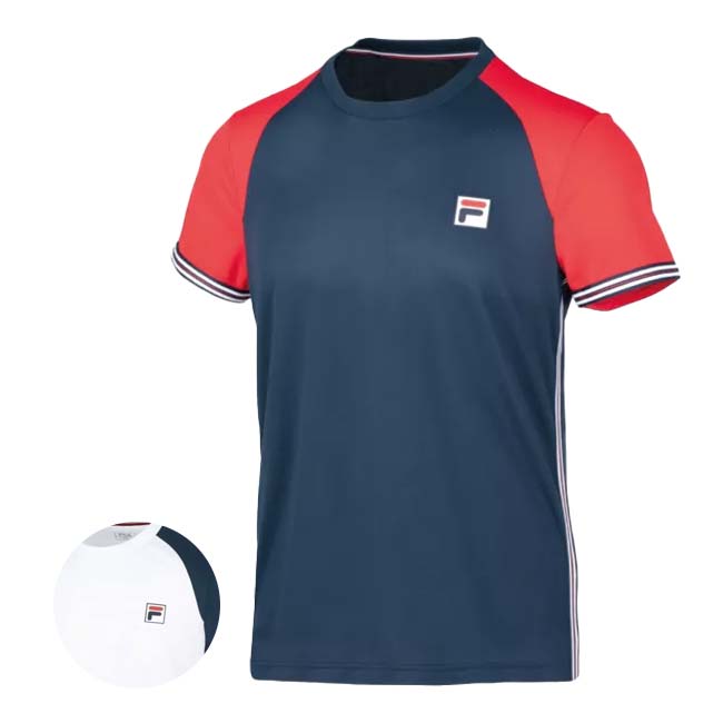 FILA(フィラ) ジュニア(ボーイズ) ALFIE(アルフィ) ゲームシャツ FJL221010(23y4mテニス)