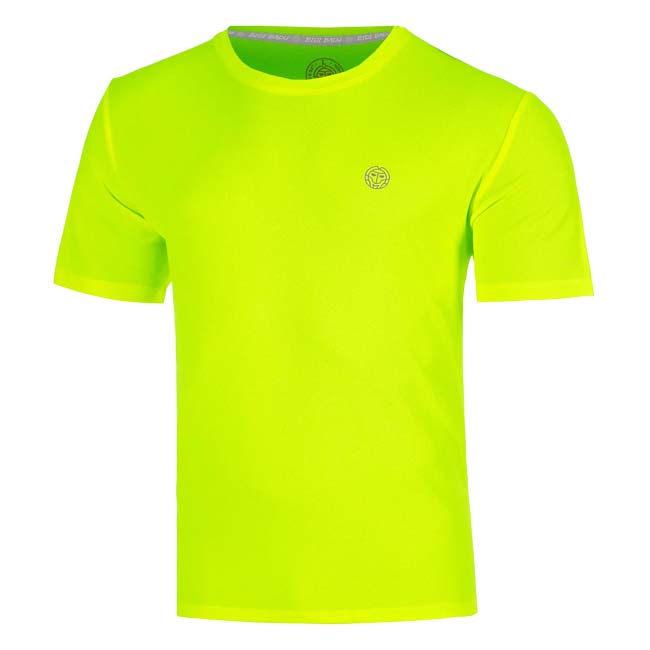 BIDI BADU(ビディバドゥ) 2026 FS ジュニア(ボーイズ) ソリッド 全豪OPEN ゲームシャツ BB80015-401 ネオンイエロー(26y2mテニス用ゲームウェア)