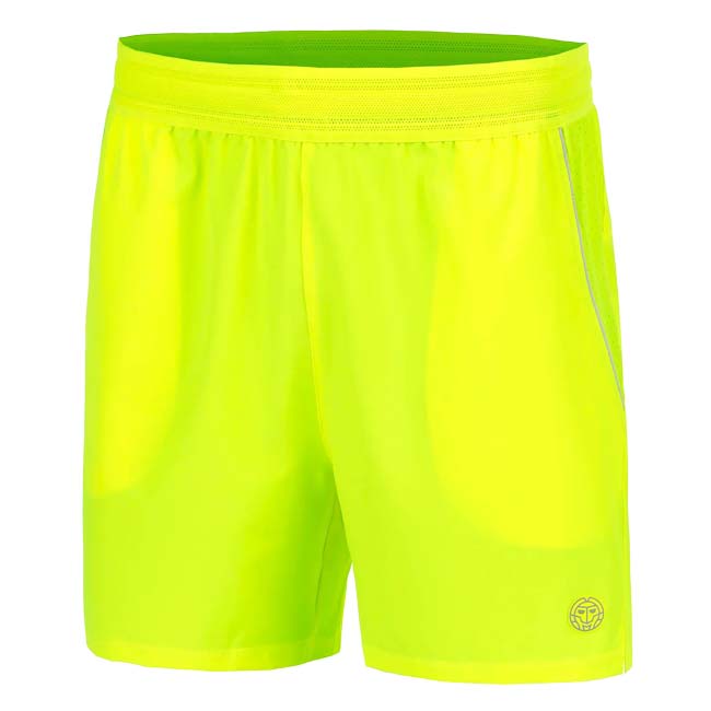 BIDI BADU(ビディバドゥ) 2026 FS ジュニア(ボーイズ) ソリッド 全豪OPEN ゲームショートパンツ BB70007-401 ネオンイエロー(26y2mテニス用ゲームウェア)