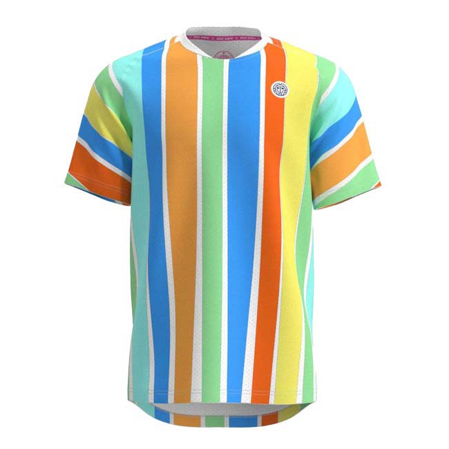 50%OFF在庫処分特価】BIDI BADU(ビディバドゥ) 2023 SP ジュニア(ボーイズ) PARIS 全仏オープン ゲームシャツ ローランギャロス B1620001-MX ミックス(23y4mテニス)