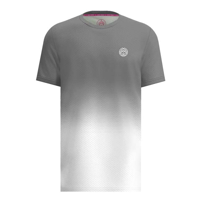 40%OFF在庫処分特価】BIDI BADU(ビディバドゥ) ジュニア(ボーイズ) CREW グラディエント ゲームシャツ 「定番」 B1620003-GRWH グレー×ホワイト(23y2mテニス)