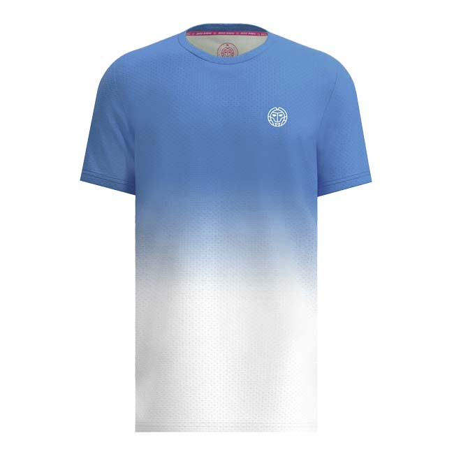 40%OFF在庫処分特価】BIDI BADU(ビディバドゥ) ジュニア(ボーイズ) CREW グラディエント ゲームシャツ 「定番」 B1620003-BLWH ブルー×ホワイト(23y2mテニス)