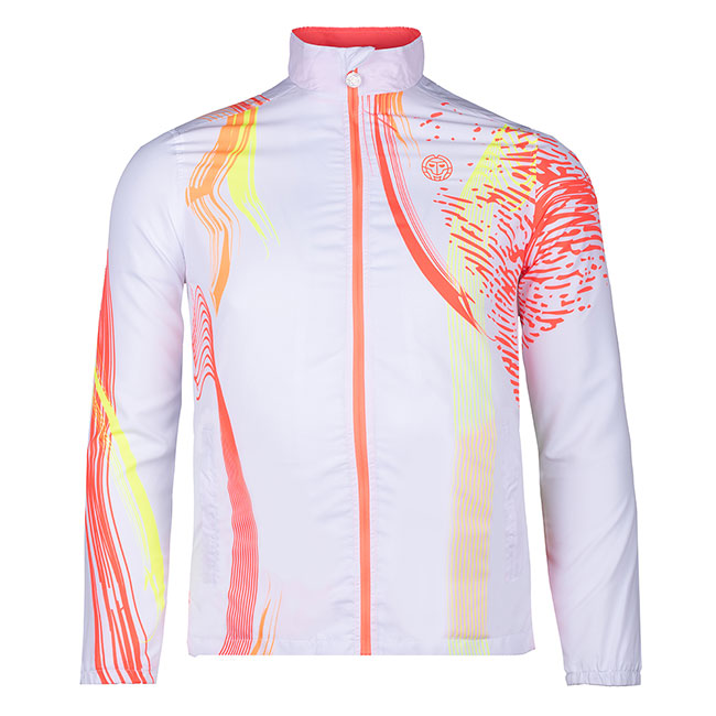 70%OFF在庫処分特価】BIDI BADU(ビディバドゥ) ジュニア(ボーイズ) フィナン(Finan) テック 長袖ジャケット B199011202-WHN ホワイト×ネオン(21y2mテニス)