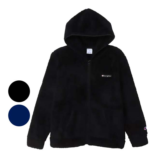 売切り終了！在庫処分特価】チャンピオン(Champion) ジュニア ベーシック チャンピオン キッズ ジップフーデットジャケット CK-A601(25y10mトレーニング)