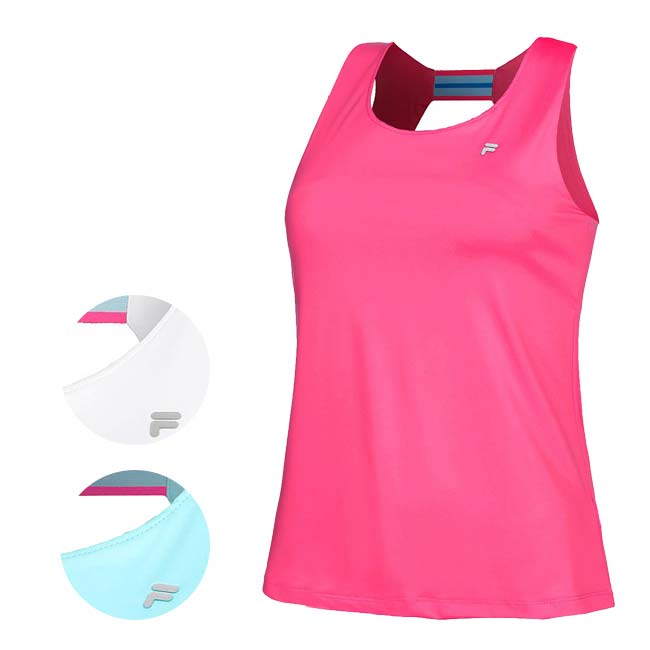 FILA(フィラ)ジュニア(ガールズ( ALISSA(アリッサ) ゲームタンクトップ FJX231114(23y4mテニス)