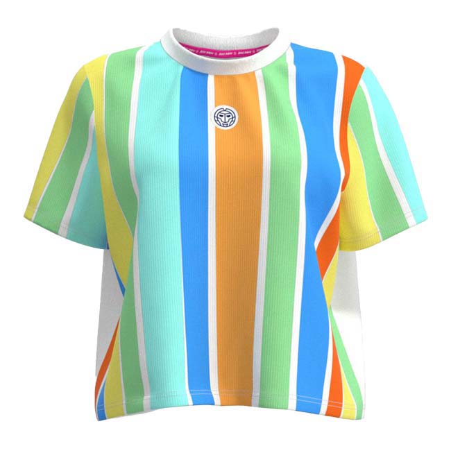 50%OFF在庫処分特価】BIDI BADU(ビディバドゥ) 2023 SP ジュニア(ガールズ) PARIS 全仏オープン ゲームシャツ G1620003-MX ミックス(23y4mテニス)