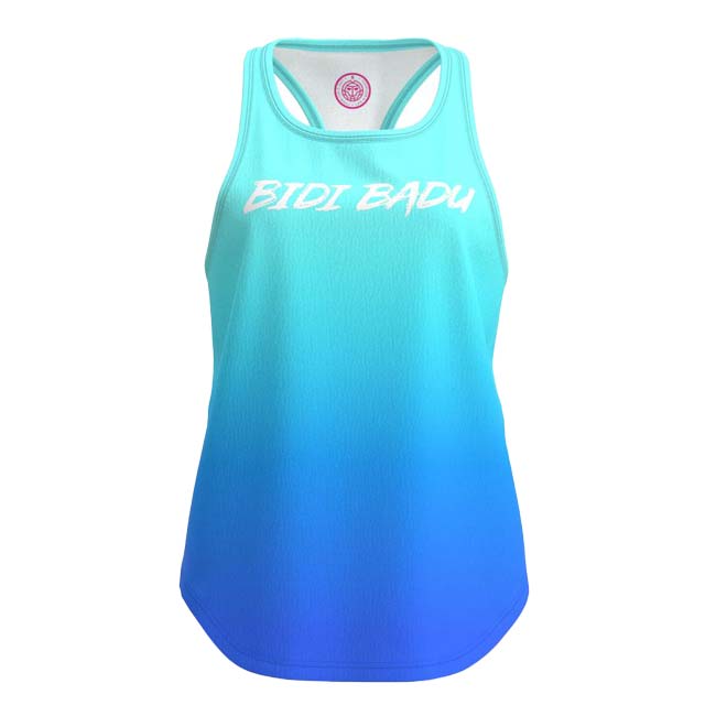 60%OFF在庫処分特価】BIDI BADU(ビディバドゥ) 2023 SP ジュニア(ガールズ) COLORTWIST チル タンクトップ G1580005-AQBL アクア×ブルー(23y2mテニス)