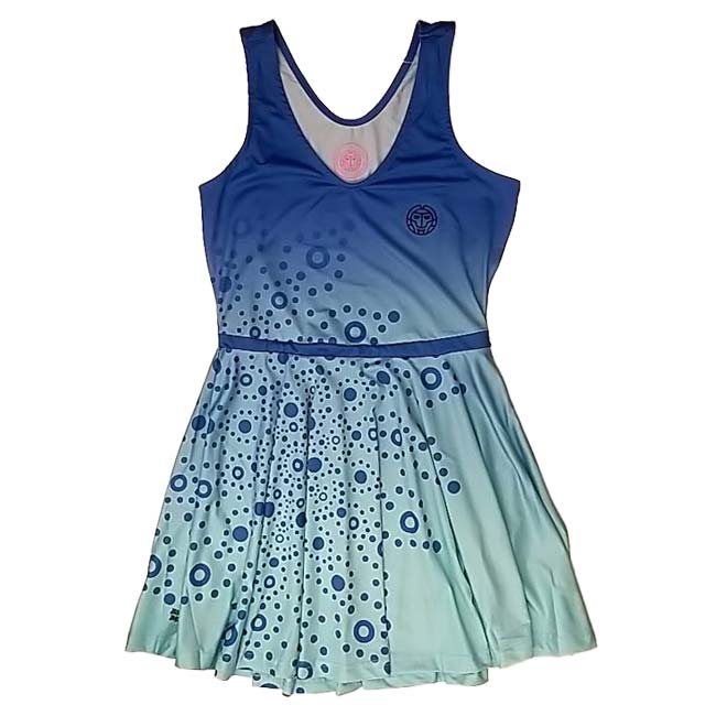 60%OFF在庫処分特価】BIDI BADU(ビディバドゥ) 2023 SP ジュニア(ガールズ) COLORTWIST ゲームドレス G1300001-AQBL アクア×ブルー(23y2mテニス)