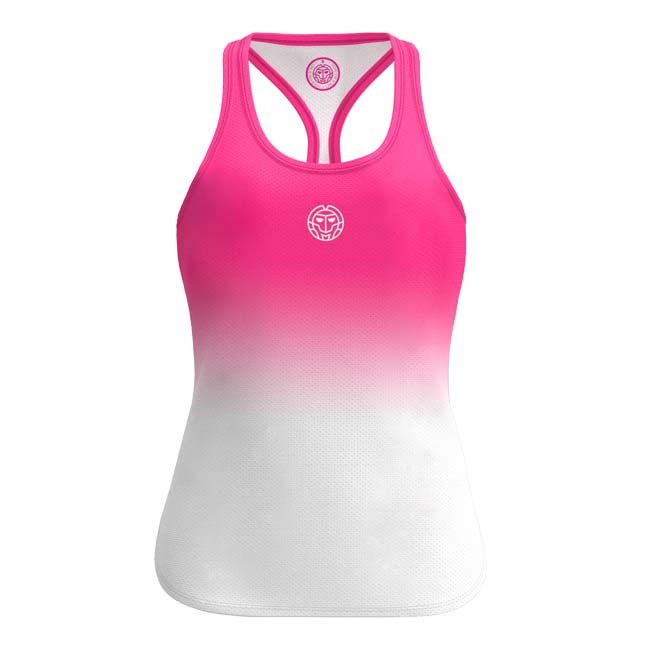 40%OFF在庫処分特価】BIDI BADU(ビディバドゥ) ジュニア(ガールズ) CREW グラディエントゲームタンクトップ 「定番」 G1580003-PKWH ピンク×ホワイト(23y2mテニス)