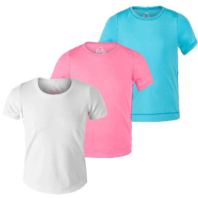 売切りセール！アメリカ発 高級ブランド】ラッキーインラブ(Lucky in love)ジュニア(ガールズ) ダイナミック ハイ＆ロー ゲームシャツ T188(19y12mテニス)