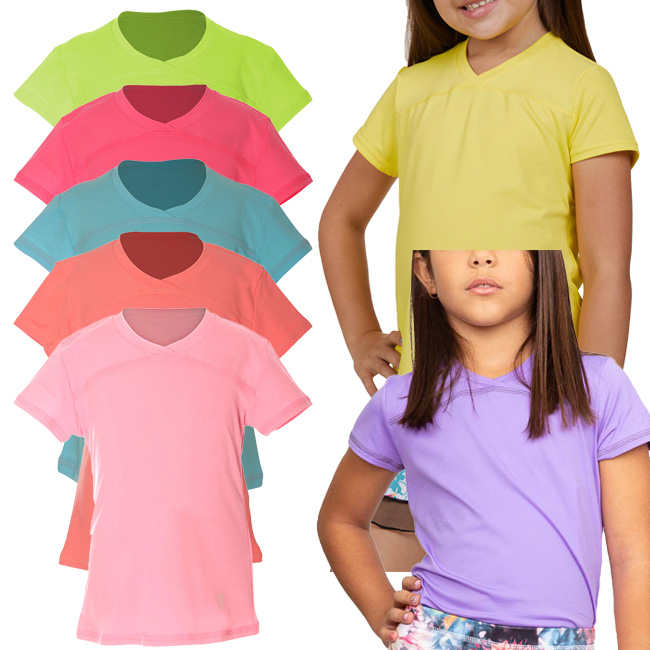 ソフィベラ(Sofibella)ジュニア(ガールズ) ゲームシャツ 4855(22y2mテニス)