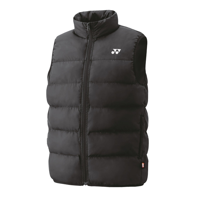 在庫処分特価】ヨネックス(YONEX) ユニセックス 中綿入り ベスト 90078-007 ブラック(22y10mトレーニング)