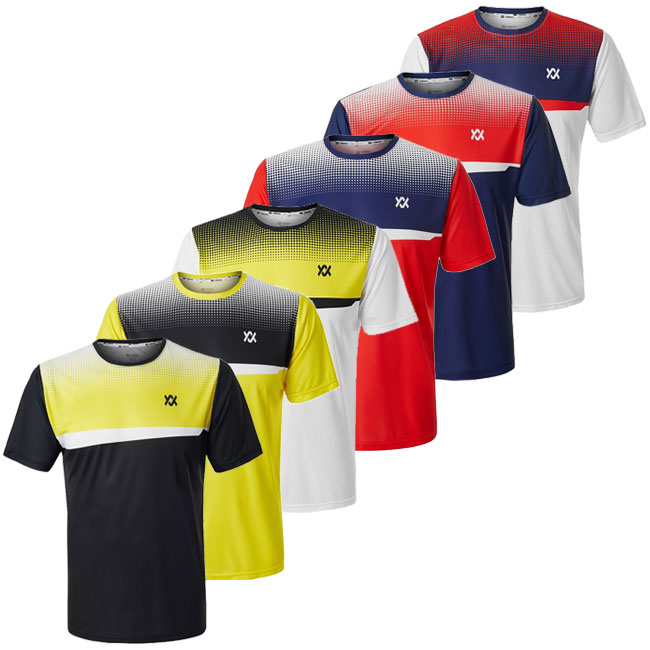 在庫処分特価】[ＵＳサイズ]フォルクル(Volkl) メンズ ハーフトーン クルー Tシャツ V88501／V88502／V88503／V88504／V88505／V88506(19y9mテニス)