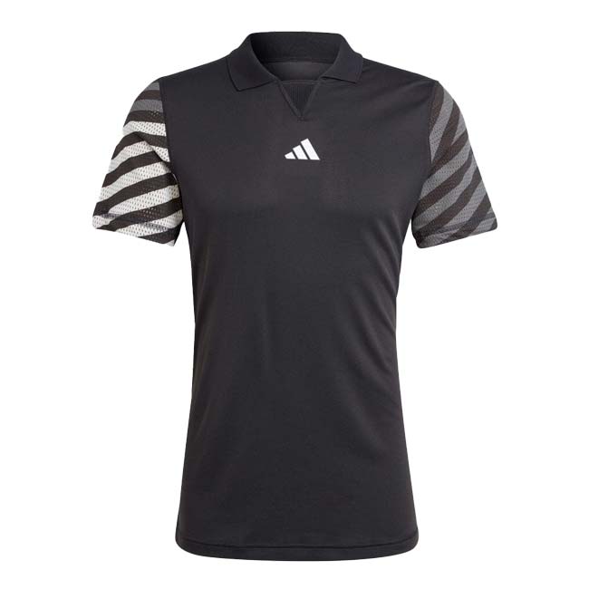 売切り終了！在庫処分特価】「日本サイズ」アディダス(adidas) 2023 FA メンズ HEAT.RDY フリーリフト プロ 半袖ポロシャツ MK020-IB5489 ブラック(23y8mテニス)