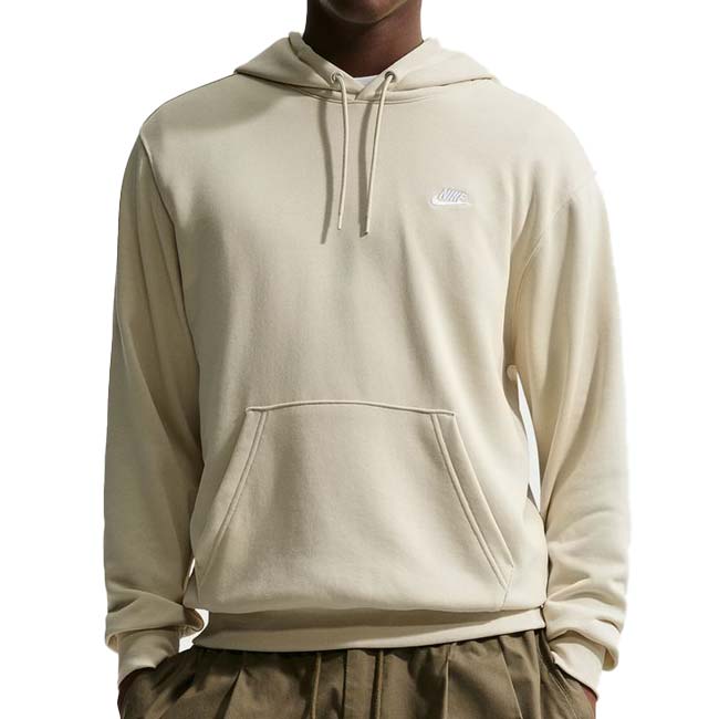 売切り終了！在庫処分特価】ナイキ(NIKE) 2026 SP メンズ CLUB クラブ フレンチテリー 長袖フーディ パーカー FN3867-229 ライトカーキ×ホワイト(26y2mトレーニング)