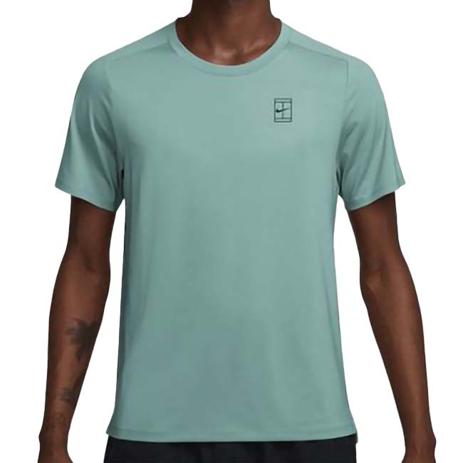【日本サイズ】ナイキ(NIKE) 2025 FA メンズ コート アドバンテージ Dri-FIT ゲームシャツ FZ6911-017 キャノン×ブラック(25y7mテニス用ゲームウェア)