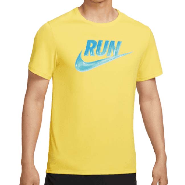 在庫処分特価】【日本サイズ】ナイキ(NIKE) 2025 SU メンズ マイラー ラン エナジー Dri-FIT 半袖Tシャツ HJ3565-718 ライトニング(25y7mランニング)
