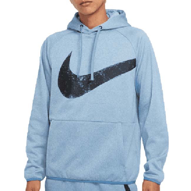 在庫処分特価】【日本サイズ】ナイキ(NIKE) メンズ Therma-FIT プルオーバー フィットネスパーカー FZ1073-429 エーゲストーム×ヘザー(25y7mトレーニング)