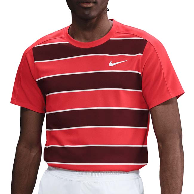 売切り終了！在庫処分特価】【日本サイズ】ナイキ(NIKE) 2025 SU メンズ コート スラム Dri-FIT RG 半袖 ゲームシャツ 全仏オープン FZ6935-696(25y5mテニス用ゲームウェア)
