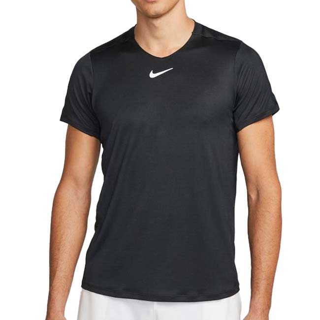 売切り終了！在庫処分特価】【日本サイズ】ナイキ(NIKE) 2023 SP メンズ コート Dri-Fit アドバンテージ 半袖Tシャツ DD8318-010 ブラック×ホワイト(23y4mテニス)