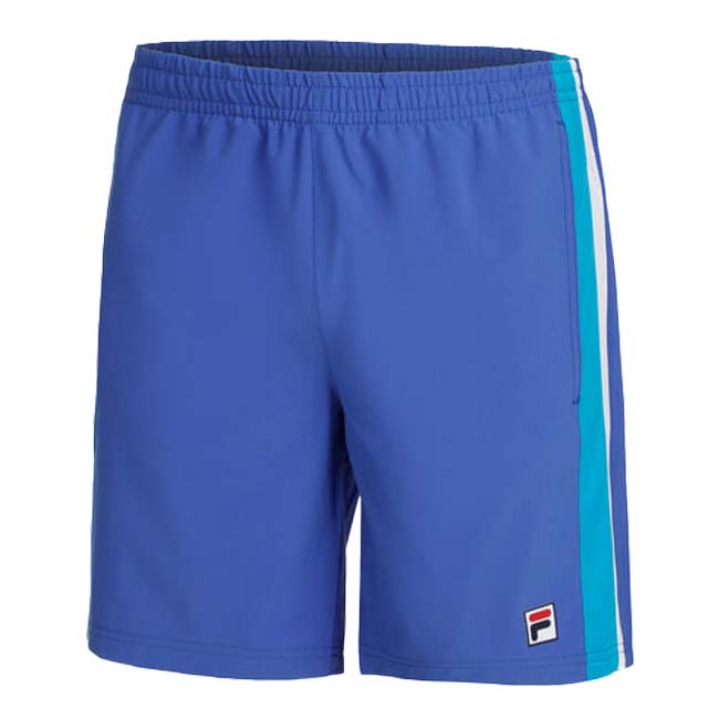 【ＵＳサイズ】FILA(フィラ) 2023 SS メンズ NICOLO(ニコロ) 8インチ ショートパンツ FBM231005-1451 ダズリングブルー(23y3mテニス)