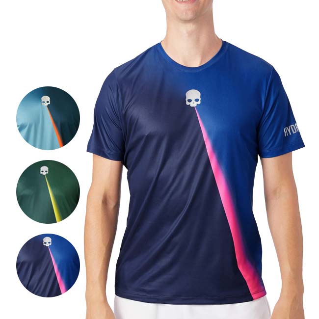 在庫処分特価】【海外サイズ】HYDROGEN(ハイドロゲン) 2023 FW メンズ シェード TECH 半袖Tシャツ T00830(23y11mテニス)