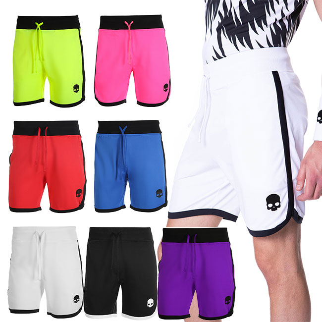 「海外サイズ」ハイドロゲン(HYDROGEN) メンズ テックショートパンツ TC0000 サイドラインタイプ(20y12mテニス)