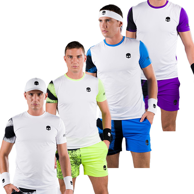 在庫処分特価】【海外サイズ】HYDROGEN(ハイドロゲン) 2022 SS メンズ BICOLOR SPRAY TECH バイカラースプレイテック 半袖Tシャツ T00508(22y1mテニス)