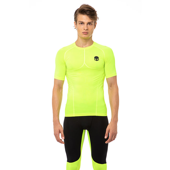 在庫処分特価】【海外サイズ】ハイドロゲン(HYDROGEN) 2020 メンズ セカンドスキン Tシャツ R00630-724 フルオイエロー(20y3mランニング)