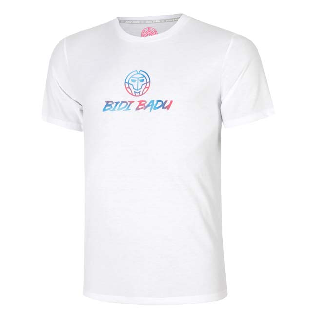 【海外サイズ】BIDI BADU(ビディバドゥ) メンズ カラフルロゴ チル 半袖Tシャツ BB110003-300 ホワイト(26y2mテニス)