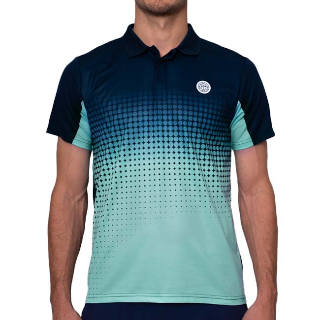 35%OFF在庫処分特価】【海外サイズ】BIDI BADU(ビディバドゥ) 2025 SP メンズ SPECTRUM スペクトラム スピリット ゲームポロシャツ M2350011-AQDBL(25y2mテニス用ゲームウェア)