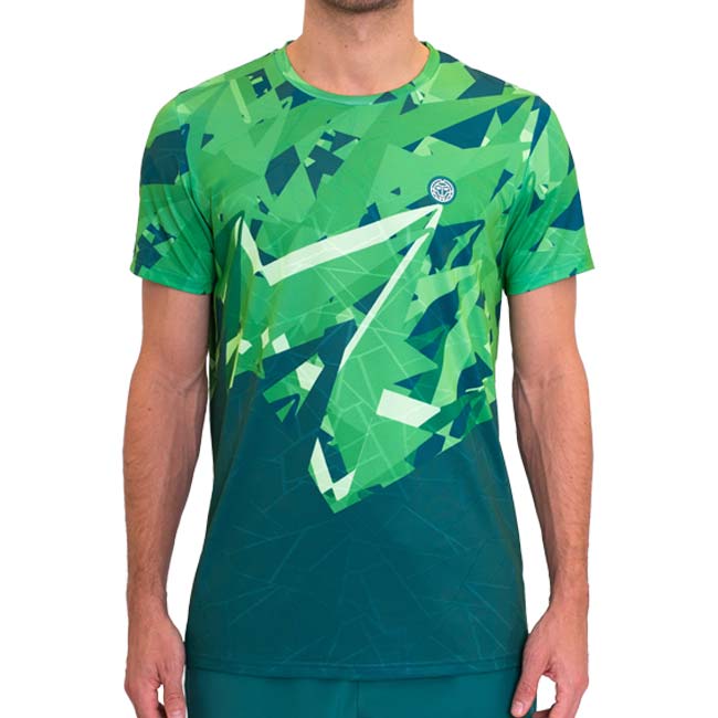 40%OFF在庫処分特価】「海外サイズ」BIDI BADU(ビディバドゥ) 2024 FA メンズ SPIKE ゲームシャツ M1620036-DGNGN Dグリーン×グリーン(24y6mテニス用ゲームウェア)